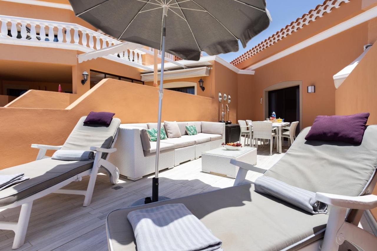 Exclusive Attic Las Vistas 3 With Breathtaking Sea View, Only 100 M To The Sea, Heated Pool, Aircon, Wifi Arona  Exterior foto