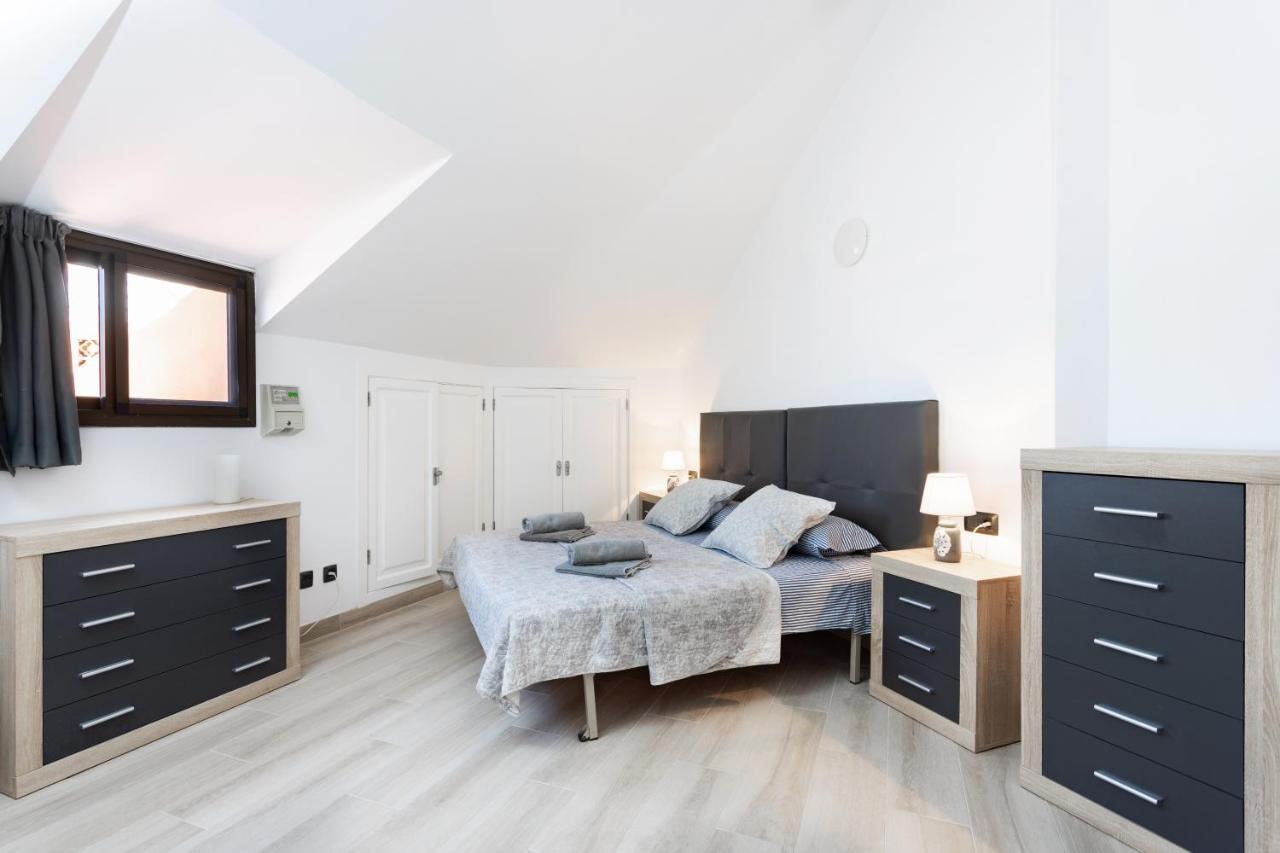 Exclusive Attic Las Vistas 3 With Breathtaking Sea View, Only 100 M To The Sea, Heated Pool, Aircon, Wifi Arona  Exterior foto